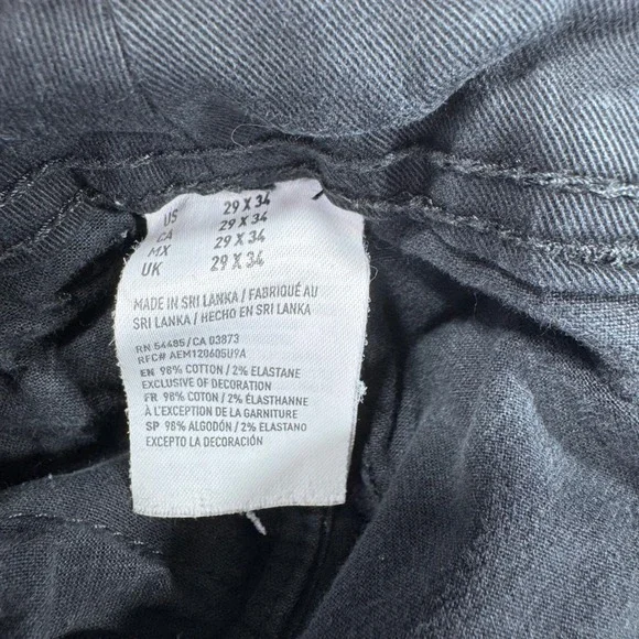 American Eagle Active Flex Skinny Chino‎ Pants Mens 29(30)x34(32) Blue Stretch - Picture 5 of 9